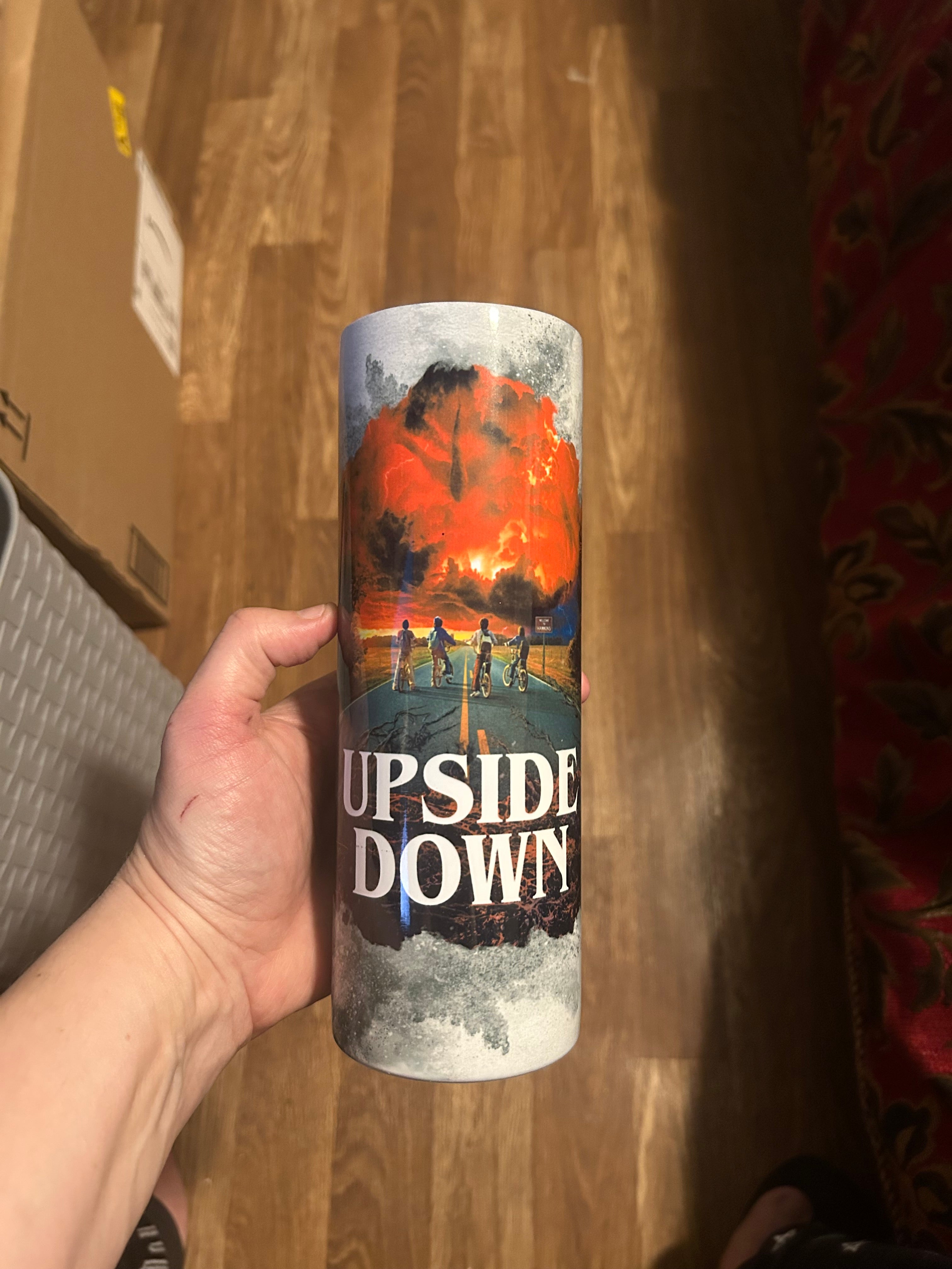 Custom Upside Down 20 oz Tumbler