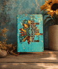 I Am the Storm Sunflower Notebook | Inspirational Journal | Motivational Gift