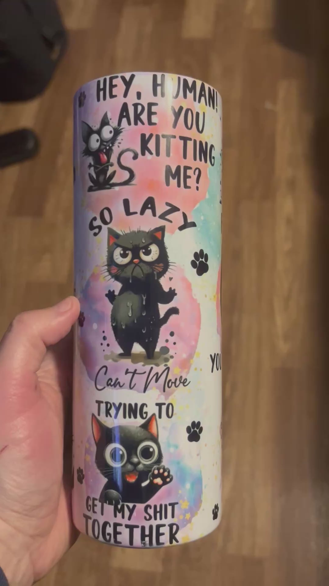 Crazy Cat 20 oz Tumbler