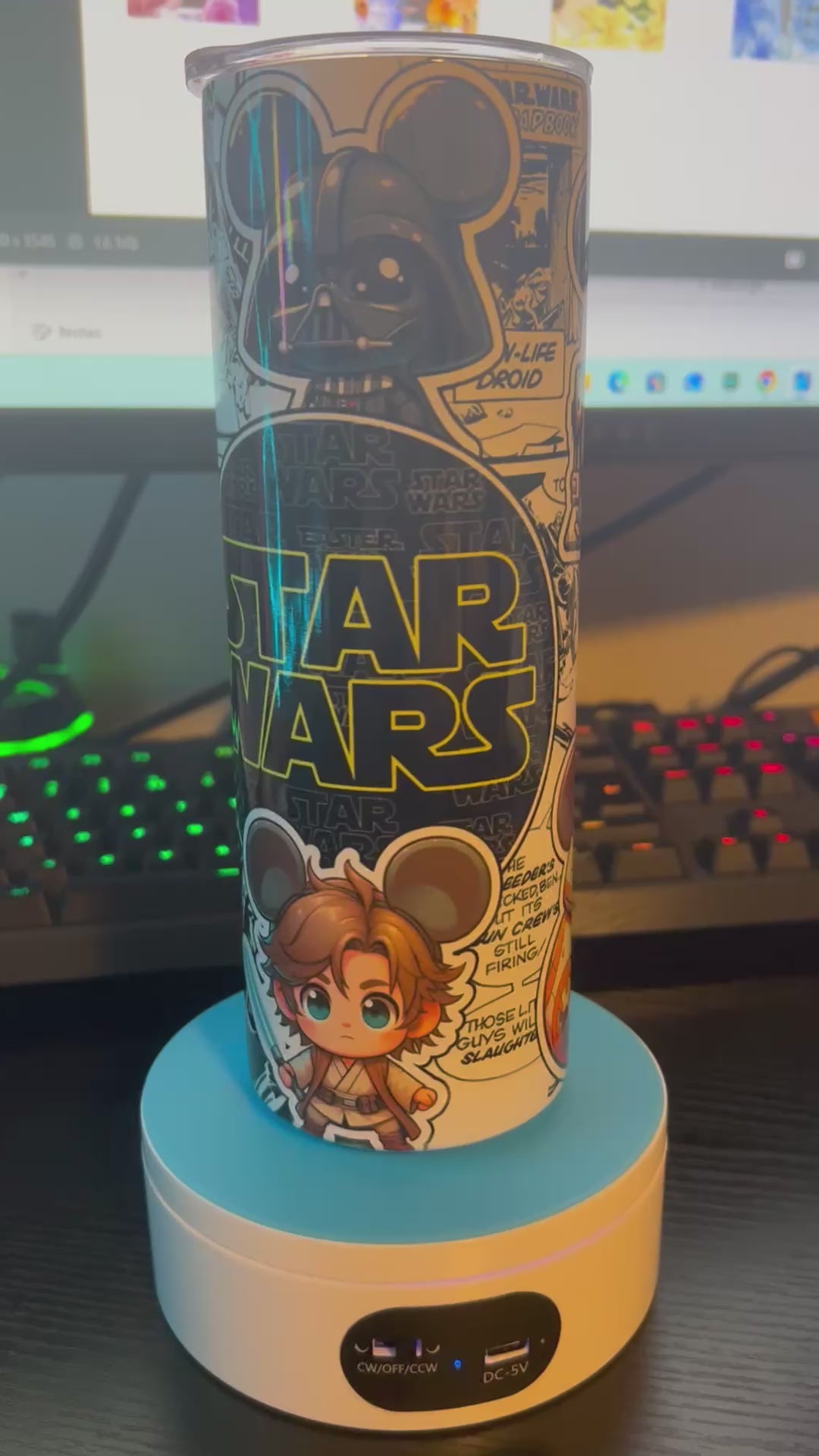 Custom 20 oz tumbler
